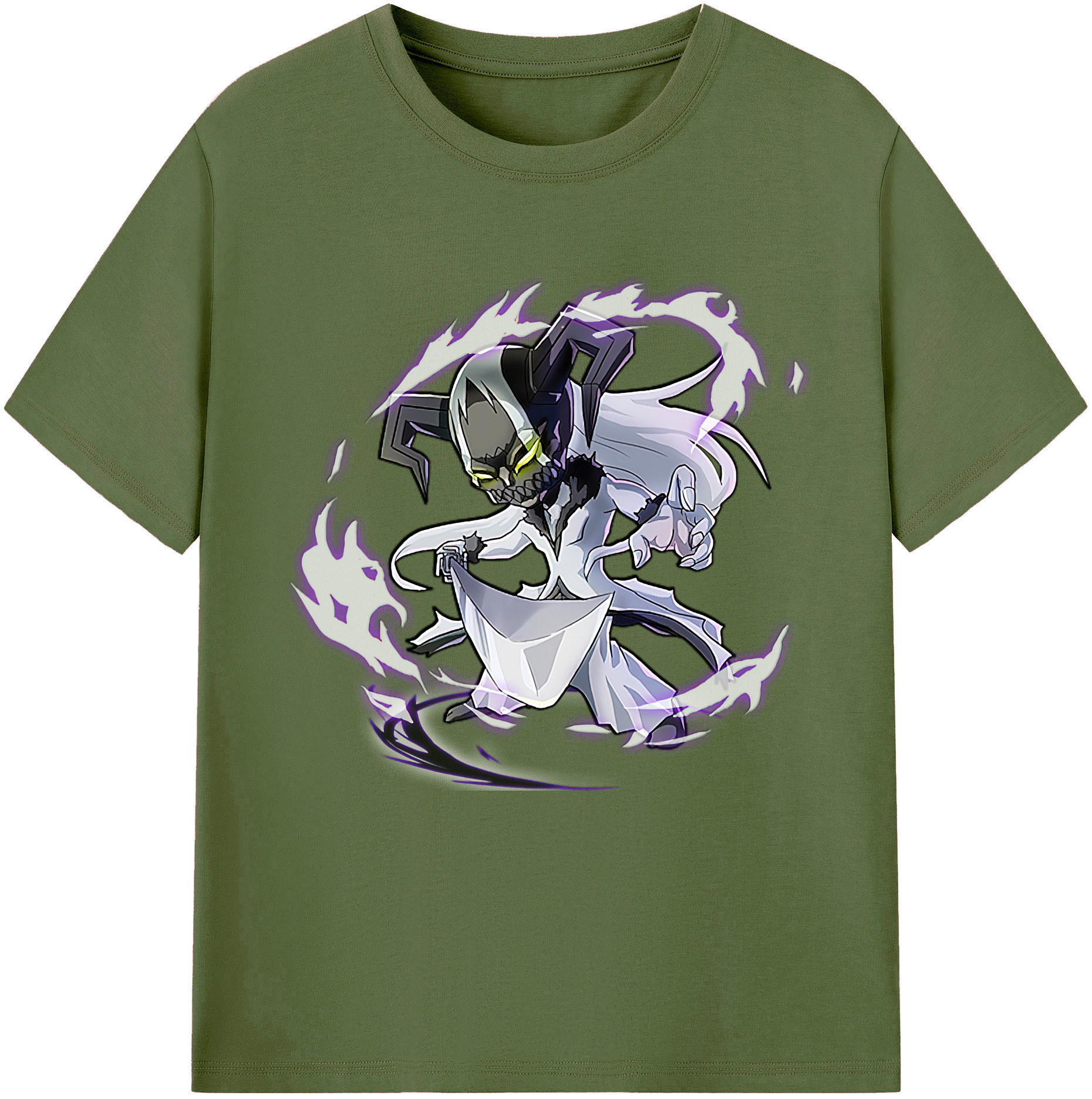 （画像用） ブリーチ 黒崎一護（くろさき いちご）BLEACH Kurosaki Ichigo 綿100％半袖Tシャツ（フロントプリント）